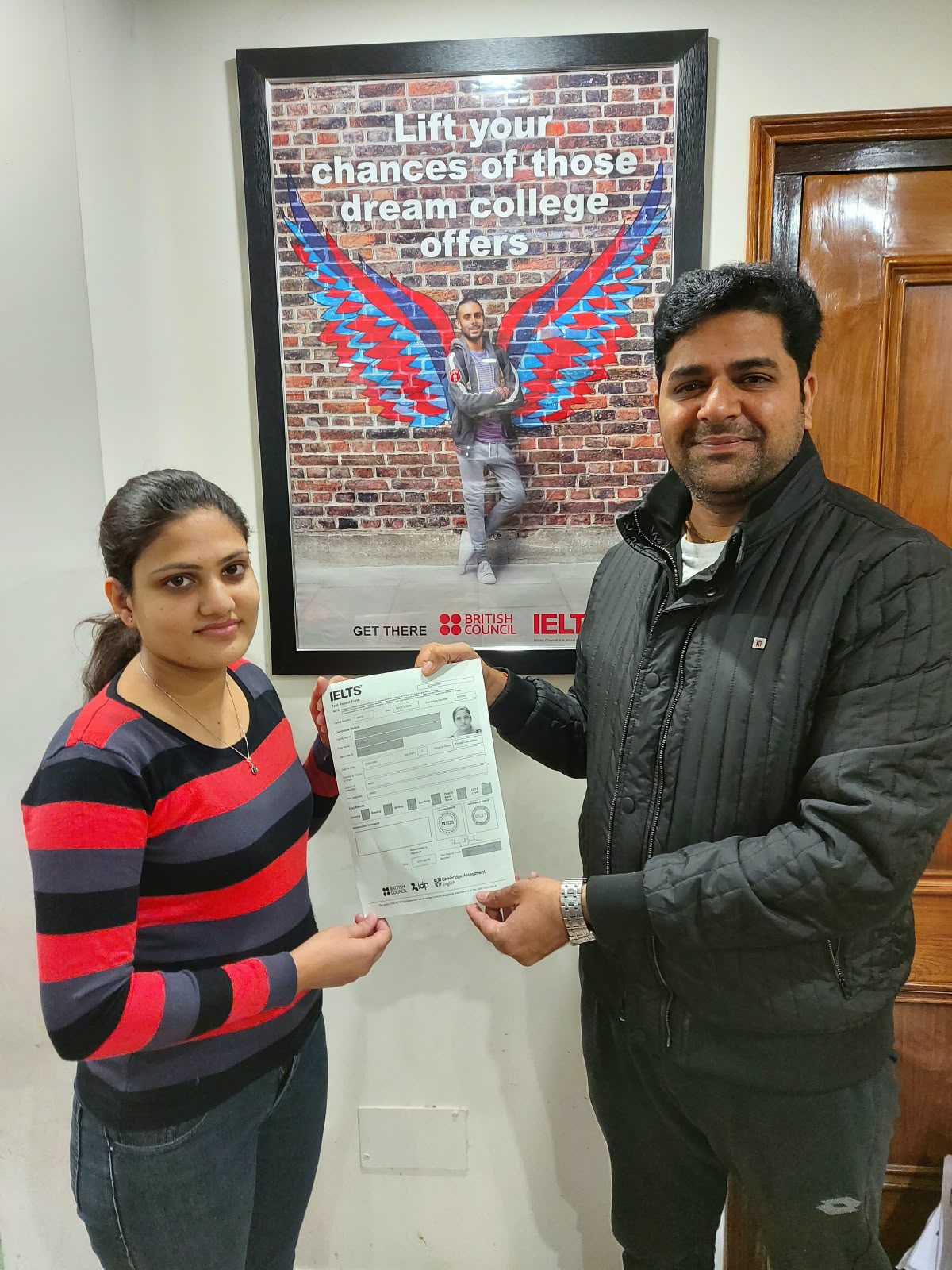 Surabhi IELTS result